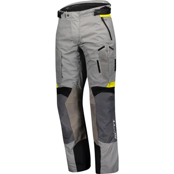 Moto kalhoty SCOTT kalhoty DUALRAID DRYO grey/yellow - 3XL