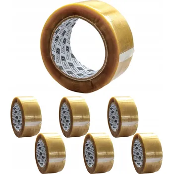 Lepicí páska Balicí páska F-Tape průhledná, šířka 48 mm, délka 120 m, 6 ks