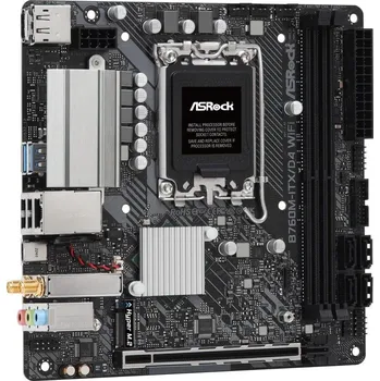Základní deska ASRock B760M-ITX/D4 WIFI / Intel B760 / LGA1700 / 2x DDR4 / 1x M.2 / HDMI / DP / USB-C / WiFi / Mini-ITX