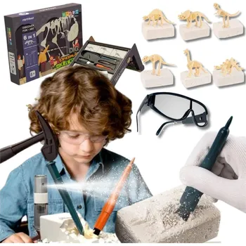 Zestaw Mały Archeolog 6 v 1, velká vzdělávací Hračka