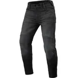 REVIT kalhoty jeans MOTO 2 TF Long dark grey used - 36