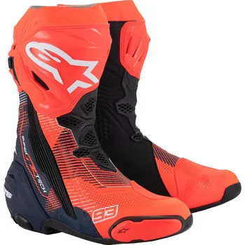 Moto obuv ALPINESTARS boty SUPERTECH R VENTED MM93 MARC MARQUEZ fluo red/blue/black - 43
