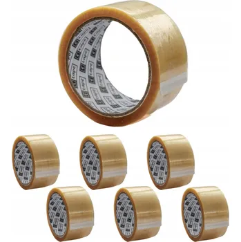 Lepicí páska Balicí páska F-Tape transparentní šířka 48 mm délka 54 m 6 ks
