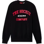 Pánská mikina CCM Athleisure Crew Black Velikost: L