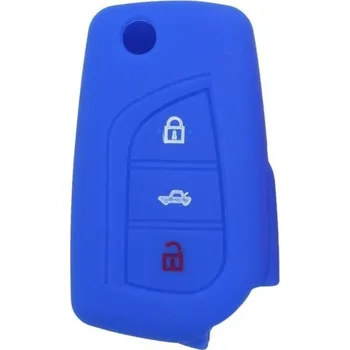 Silikonový kryt Fassport pro dálkový klíč Toyota s 3 tlačítky a dutou texturou cv9408