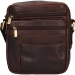 Pánská kožená taška přes rameno SendiDesign Stepan - hnědá