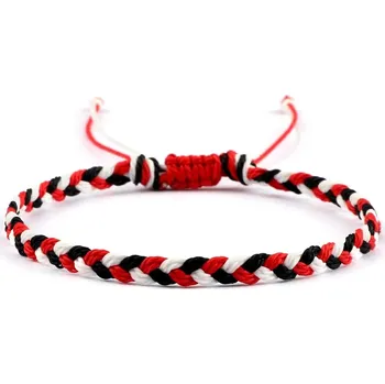 Náramek Ručně pletený tibetský náramek pro štěstí | tibetský náramek | náramek přátelství - 28