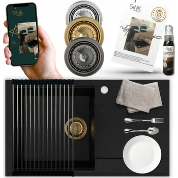 Granitový dřez Jednodřez Sink Quality SINK1KDOL granitový zlatý