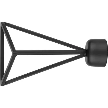 Dekodum Koncovky garnýží Vega černá matná 19 mm - 2 ks