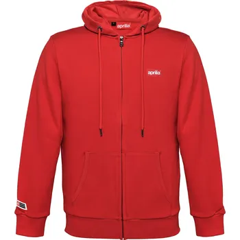 Pánská mikina APRILIA mikina LOGO Zip red - M