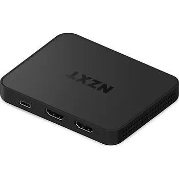 NZXT externí záznamová karta Signal 4K30/ externí/ 2160p při 30fps/ 2x HDMI/ 1x USB 3.0 typ C/ HDR10/ UVC/ černá