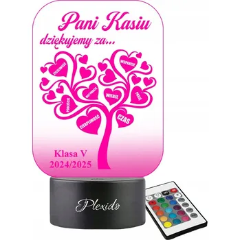 Lampička Noční lampa Plexido vícebarevná