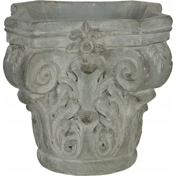 Květináč Obal Na Květináč 16 x 17 cm hlína šedá