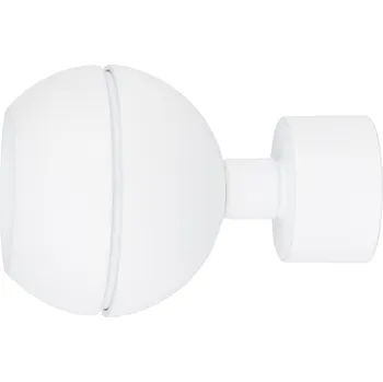 Dekodum Koncovky garnýží Optic bílá matná 19 mm - 2 ks