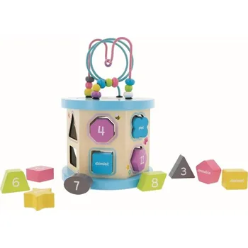 Hračka TREFL Dřevěná motorická kostka 4v1