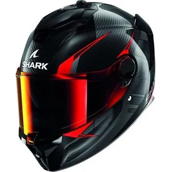 Helma na motorku SHARK přilba SPARTAN GT PRO CARBON Kultram glossy black/red - S