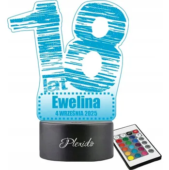 Lampička Plexido vícebarevná Noční lampa