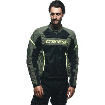 Moto obuv DAINESE AIR FRAME 3 TEX JACKET ARMY GREEN/BLACK/FLUO YELLOW - 44