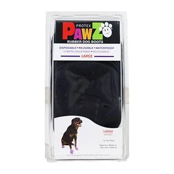 Obleček pro psa Botička ochranná Pawz kaučuk L černá 12ks