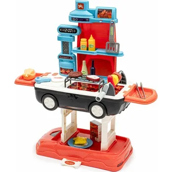 Hračka pro nejmenší Grilovací sada v autě 2 v 1 BABY MIX