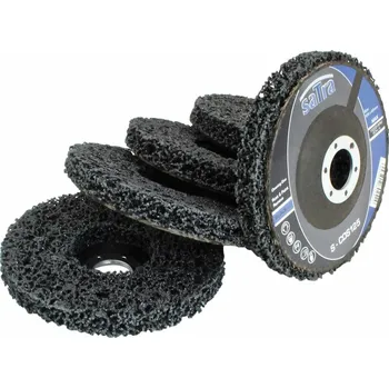 Brusné a čisticí koutouče 125 mm univerzální, sada 5 ks - SATRA S-CDS125