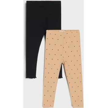 Dívčí kalhoty Sinsay - Sada 2 legín - béžová - 7518Z-08X - 7518Z-08X-68