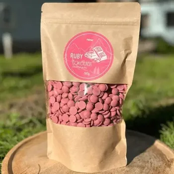 Cukrovinka FitMar.cz Čokoládové pecičky - ruby čokoláda Uzavíratelný sáček 500g