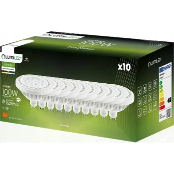Žárovka 10x LED žárovka GU10 Reflektor ES111 15W = 100W 1521lm 4000K Neutrální bílá 38°