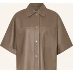 Riani Dámská Kožená Bunda, černošedá, 38