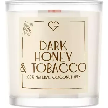 Svíčka Goodie Svíčka s dřevěným praskajícím knotem - Dark Honey & Tobacco 50 g