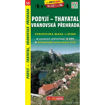 SHOCart 053 Podyjí, Thayatal, Vranovská přehrada 1 : 50 000
