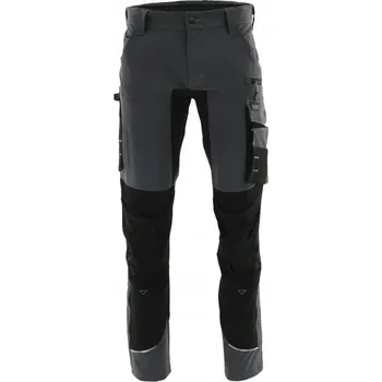 Pánské kalhoty Pracovní kalhoty Motionflex Sara 4-směrný streč šedo-černé vel. 52-L