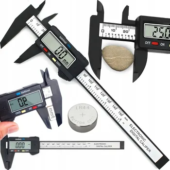 Posuvné měřítko Digitální elektronické posuvné měřítko 25x8,5x2 cm