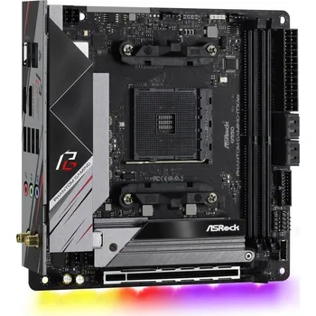 Základní deska ASRock B550 Phantom Gaming-ITX/ax / AMD B550 / AM4 / 2x DDR4 DIMM / HDMI / DP / 2x M.2 / USB-C / WiFi / Mini-ITX