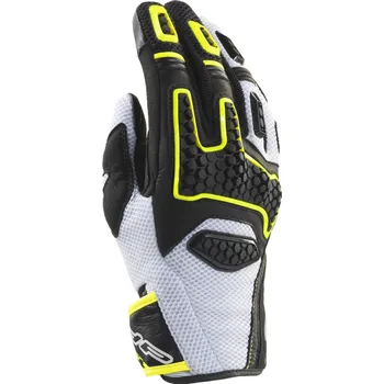 Rukavice CLOVER rukavice GTS-3 white/yellow/black - L