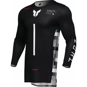 cyklistický dres THOR dres SPORTMODE Riot black/gray/white - L