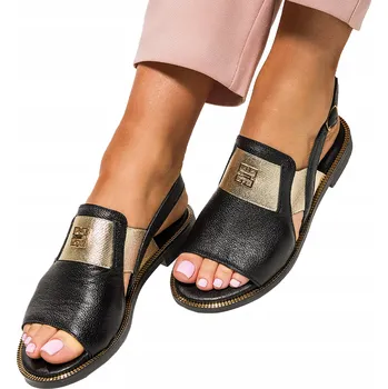 Dámské sandále Casu dámské sandály 40385/C plochý podpatek velikost 36