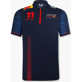 Pánské tričko REDBULL polo triko ORACLE Sergio Perez night sky - S