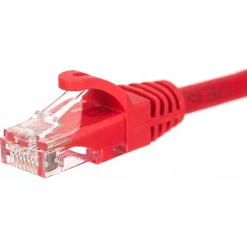 Síťový kabel Patchcord RJ45, kat. 6 UTP, 2m, Netrack, červený