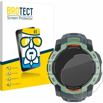 Ostatní příslušenství k chytrým hodinkám Ochranná fólie BROTECT AirGlass Glass Screen Protector for Garmin Instinct 3 AMOLED (45 mm)