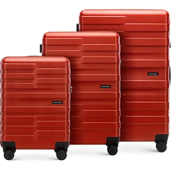 Sada polykarbonátových kufrů s vodorovnými pruhy | WITTCHEN | 56-3P-58S-30