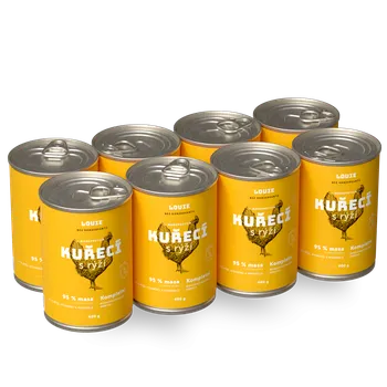 Krmivo pro psa Výhodné balení 8ks - Kuřecí s rýží 400g