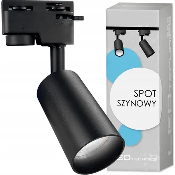 Bodové svítidlo 4x SPOT svítidlo REFLEKTOR otočný pro GU10 lištový systém černý