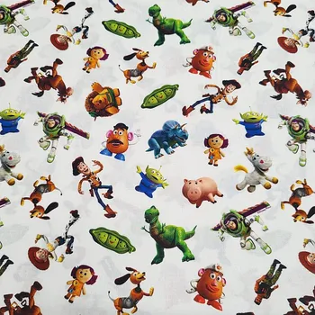 BYTEMA Bavlněná látka TOY STORY šíře 150 cm