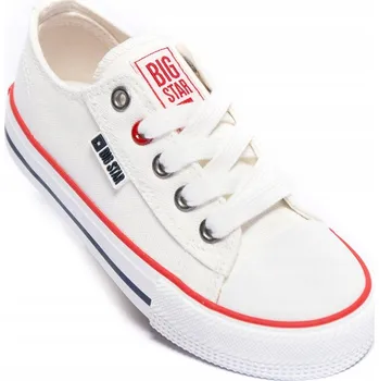 Chlapecká obuv Big Star dětské tenisky bílé, velikost 34