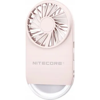 Domácí ventilátor Mini ventilátor Nitecore NEF02 růžový