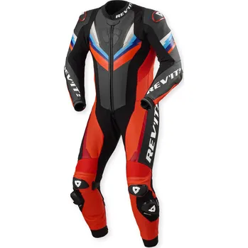 Moto kombinéza REVIT kombinéza QUANTUM 3 1-dílná neon red/black - 46