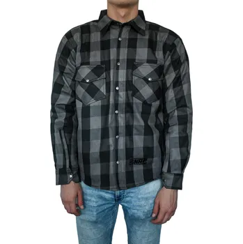 Pánská košile SNAP INDUSTRIES košile LUMBER Plus grey - XL