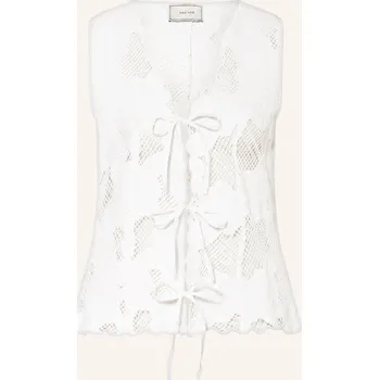 Neo Noir Dámský Krajkový Top Alboa, bílá, 34