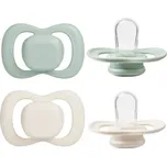 Symetrický dudlík B.BOX se silikonovou savičkou 2 ks - Sage/Vanilla 0-6 měsíců (velikost 1)